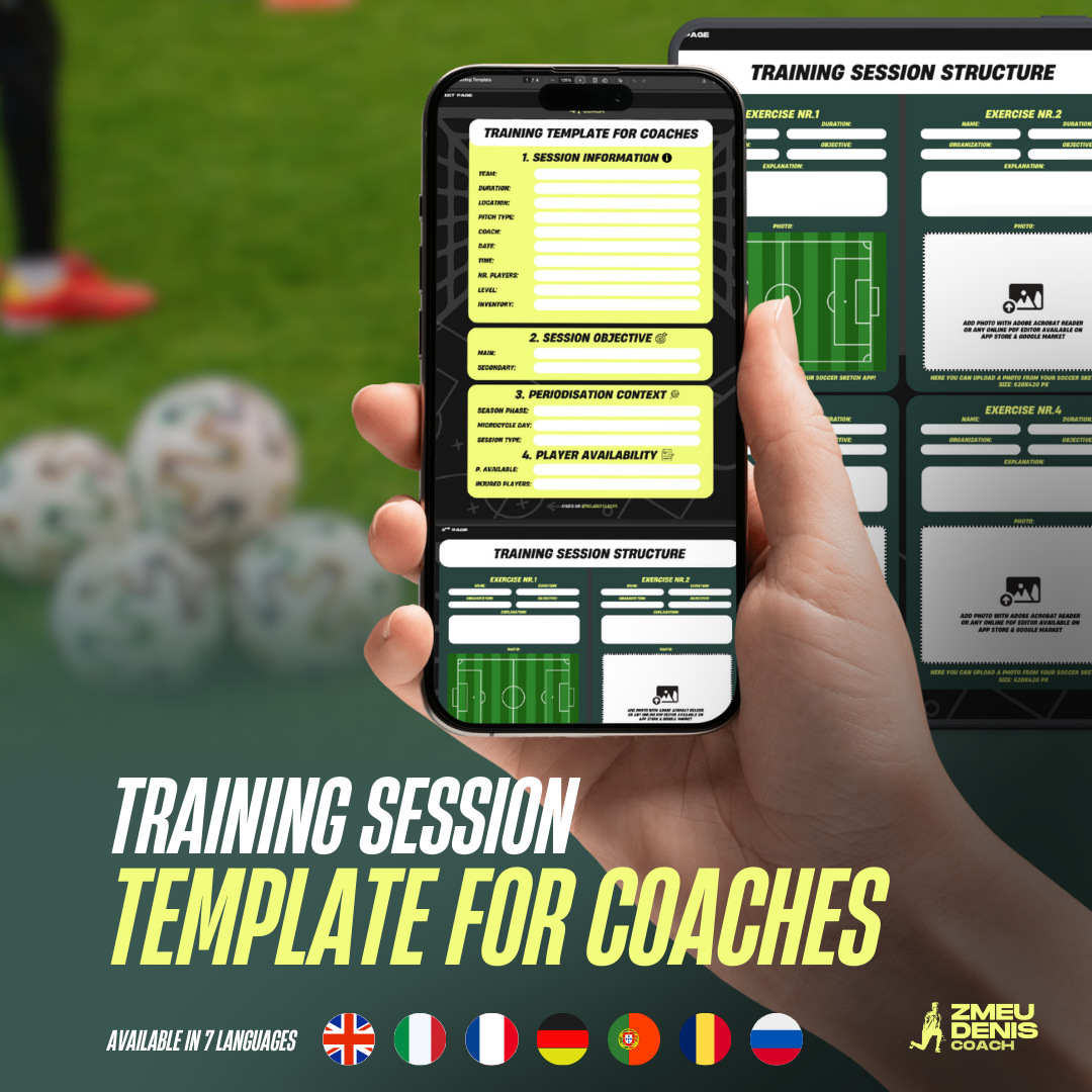 Soccer Training Session Plan Template for Coaches – PDF